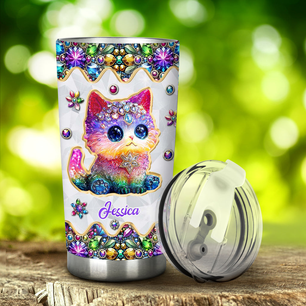 Beautiful Cat - Personalized Cat Tumbler