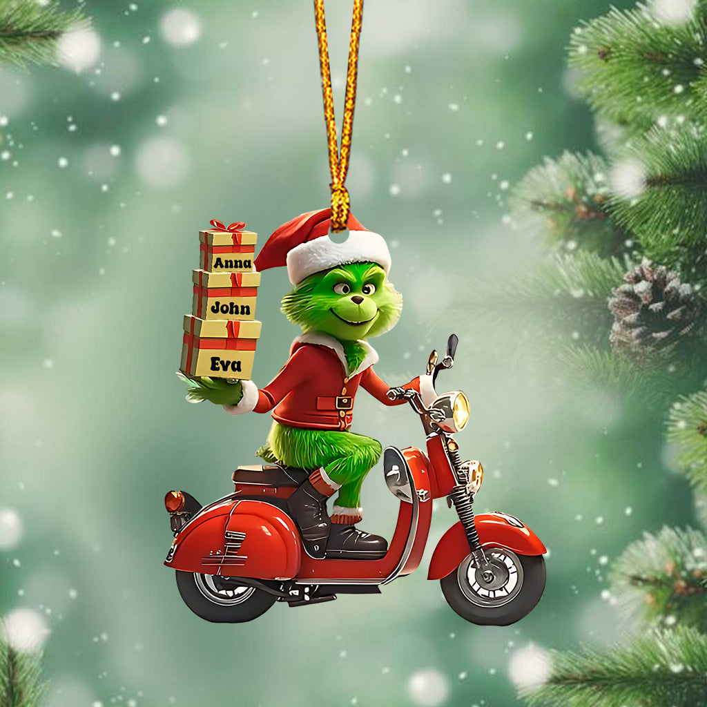 Fröhliche Grinchmas – Personalisierte Stola als Weihnachtsschmuck