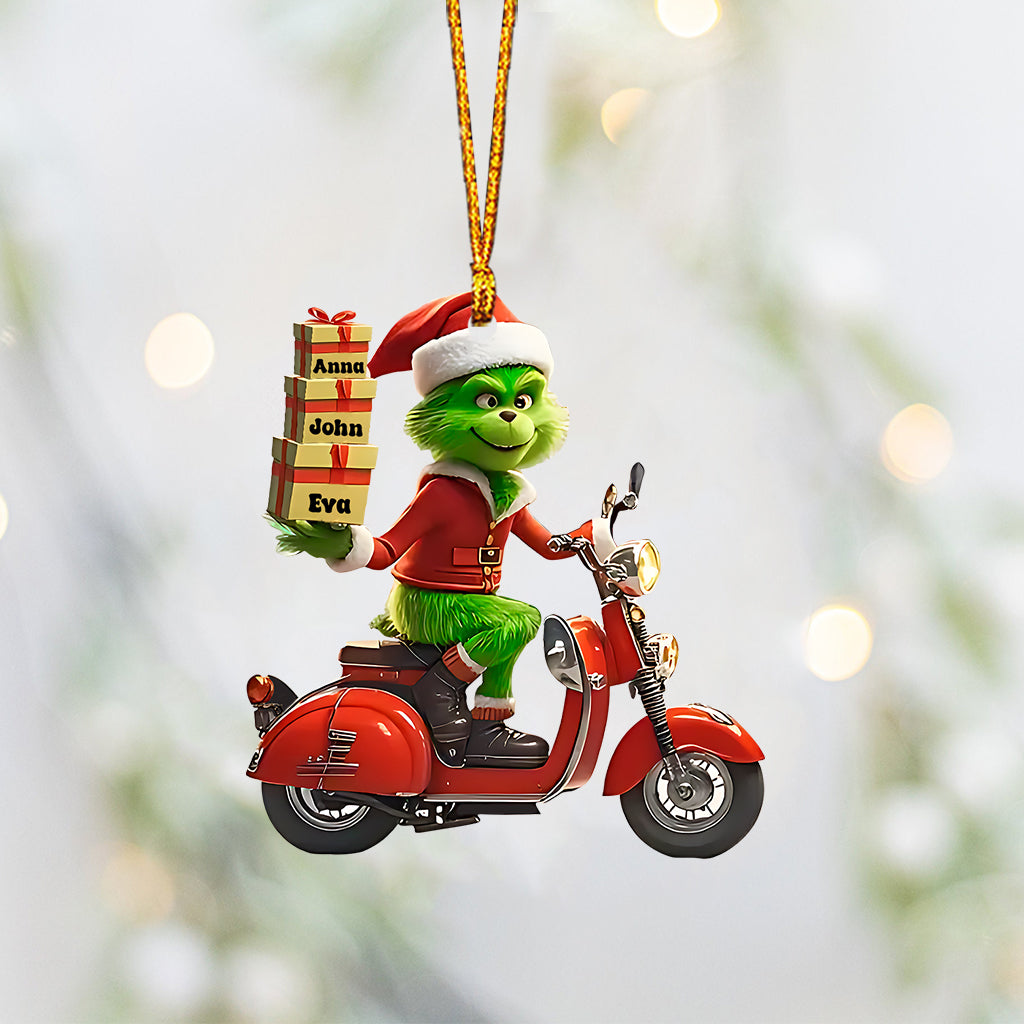 Fröhliche Grinchmas – Personalisierte Stola als Weihnachtsschmuck