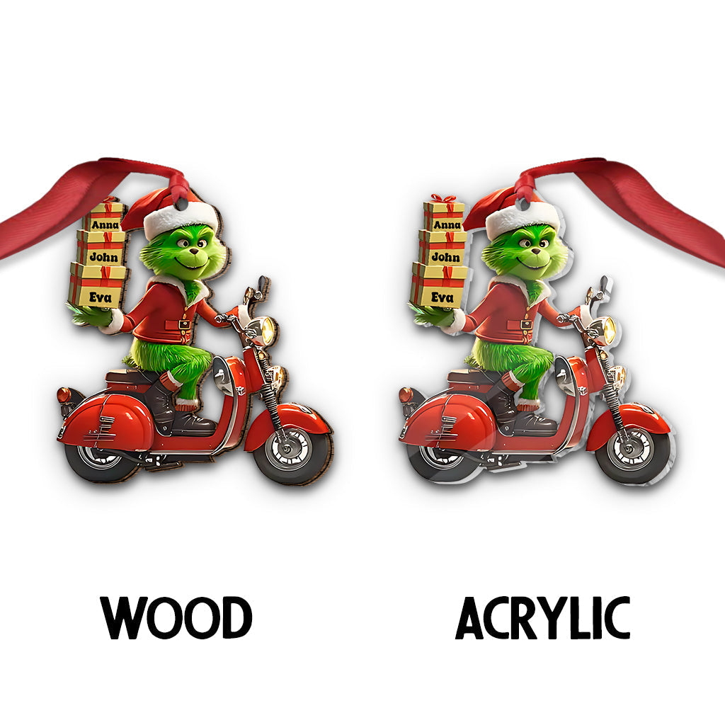 Fröhliche Grinchmas – Personalisierte Stola als Weihnachtsschmuck