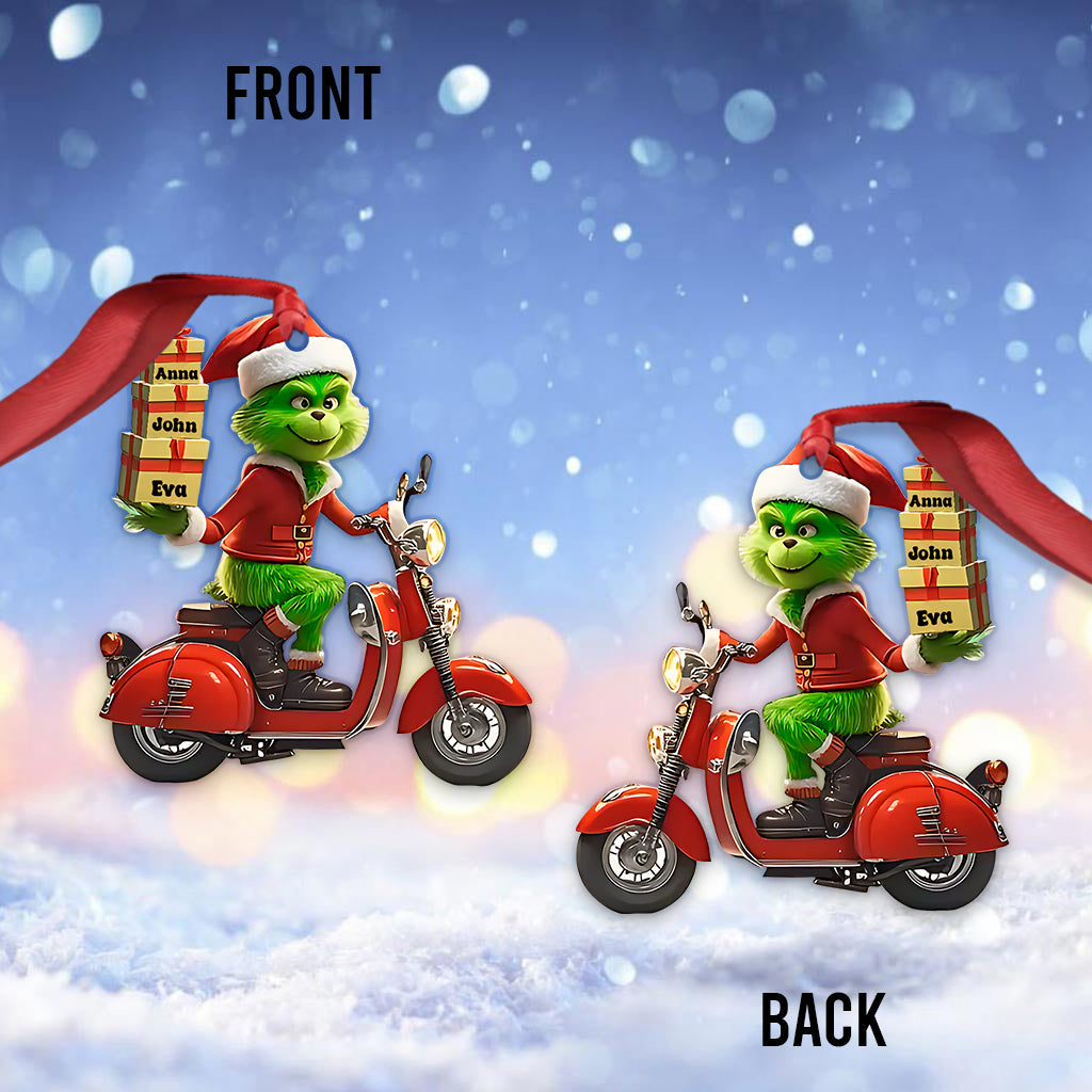 Fröhliche Grinchmas – Personalisierte Stola als Weihnachtsschmuck