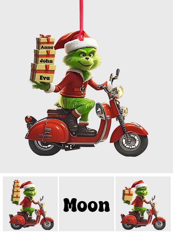 Fröhliche Grinchmas – Personalisierte Stola als Weihnachtsschmuck