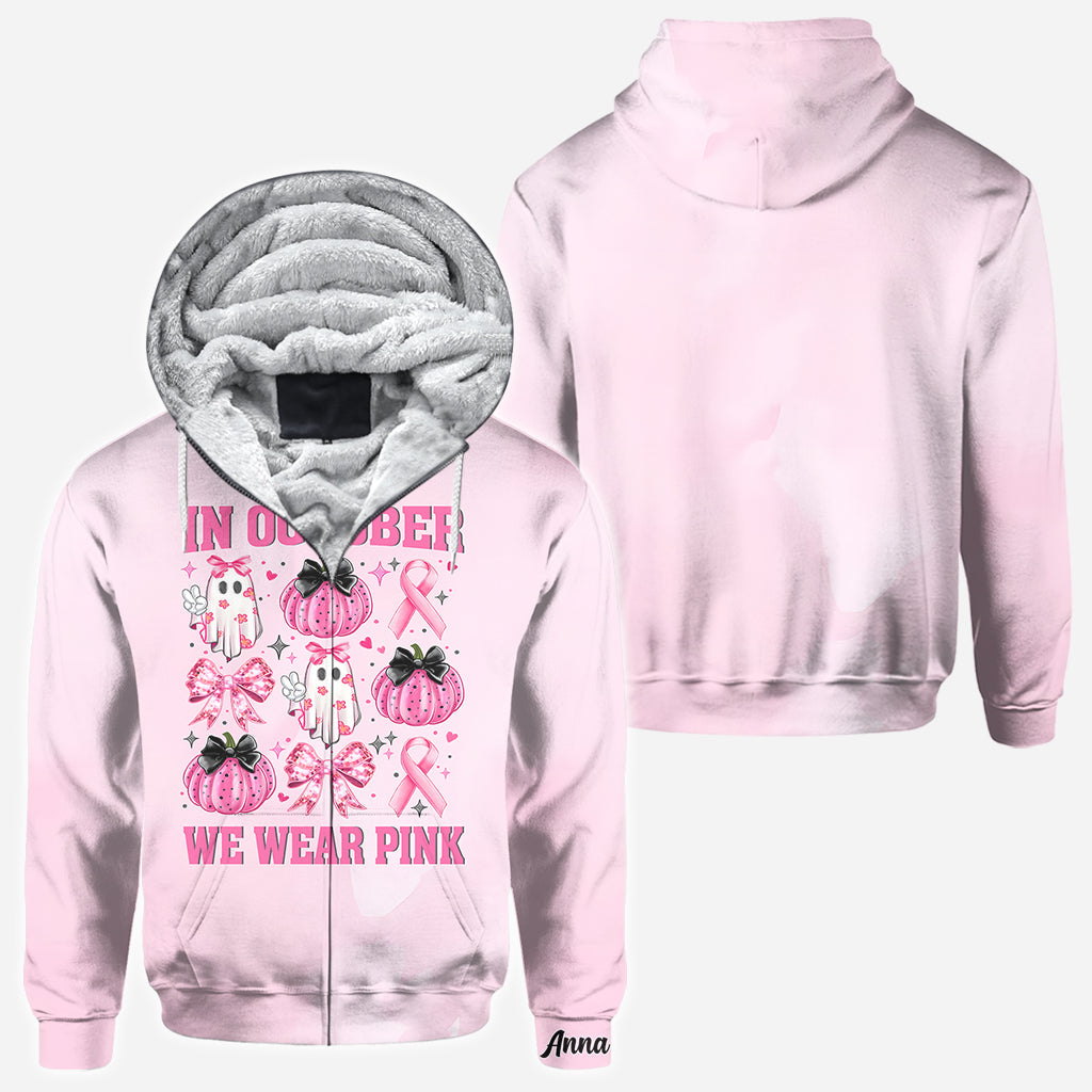 Im Oktober tragen wir Pink – personalisiertes T-Shirt zur Sensibilisierung für Brustkrebs