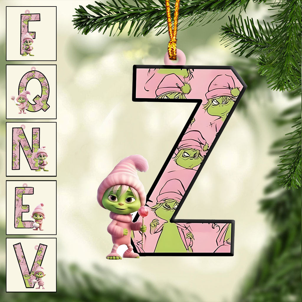 Grinch-Brief – Personalisierte Stola als Weihnachtsschmuck