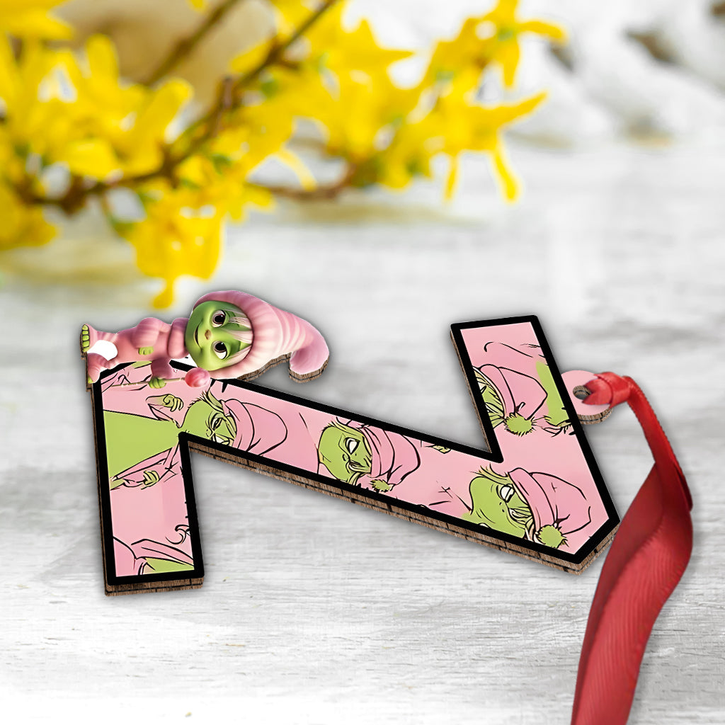 Grinch-Brief – Personalisierte Stola als Weihnachtsschmuck