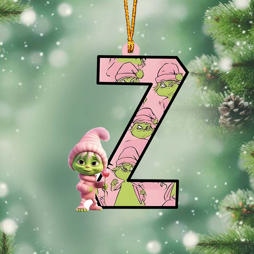 Grinch-Brief – Personalisierte Stola als Weihnachtsschmuck