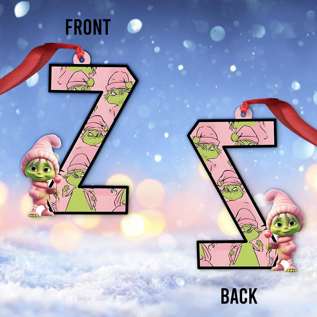 Grinch-Brief – Personalisierte Stola als Weihnachtsschmuck