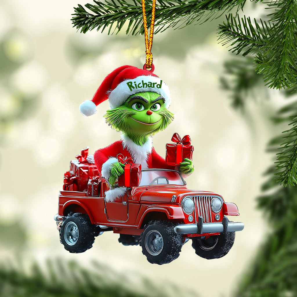 Cool Green – Personalisierte Stola als Weihnachtsschmuck