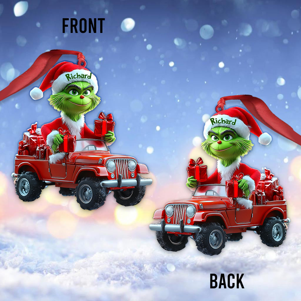 Cool Green – Personalisierte Stola als Weihnachtsschmuck