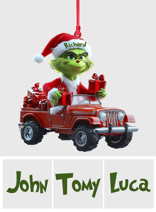 Cool Green – Personalisierte Stola als Weihnachtsschmuck