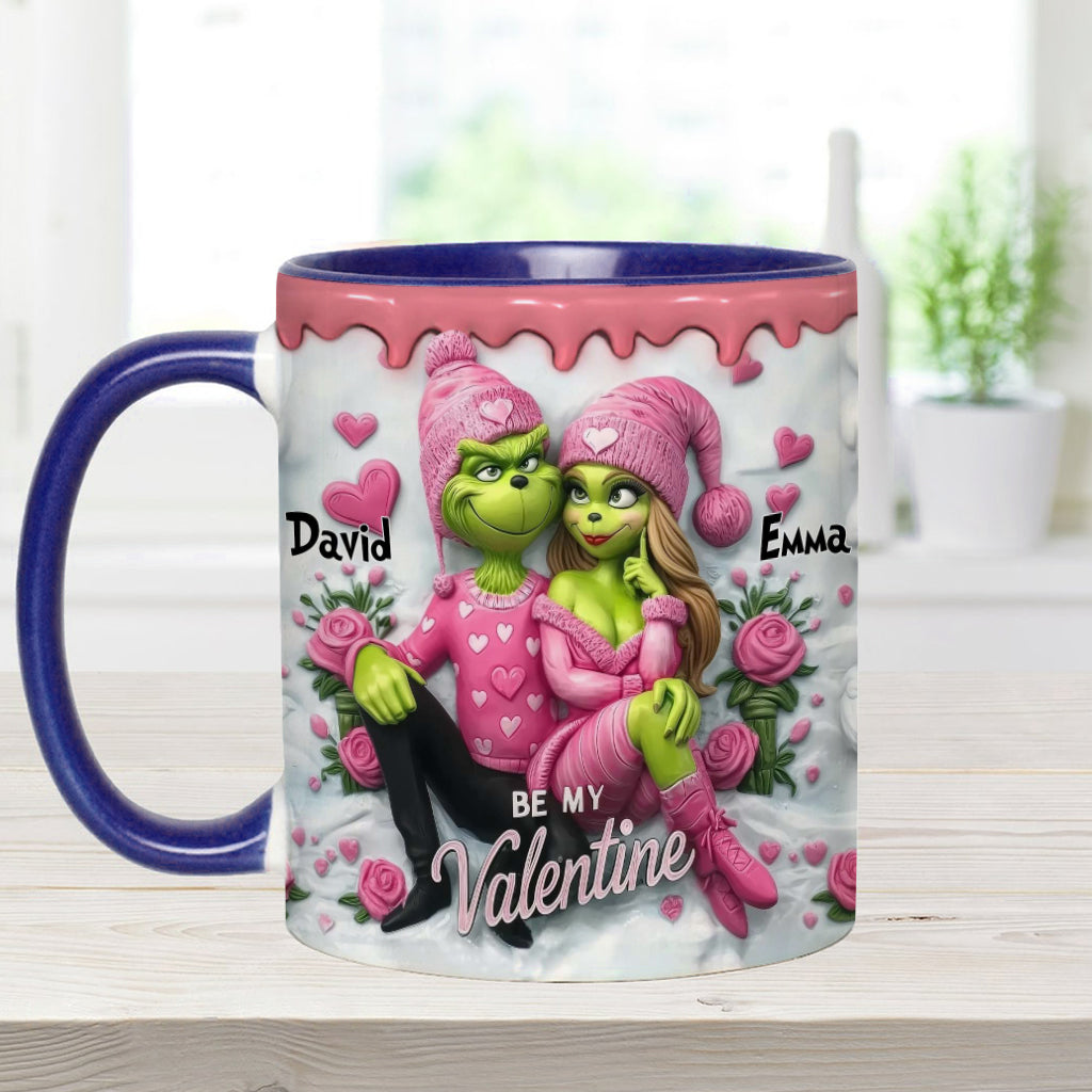 Sei mein Valentin - Personalisierte Stola-Weihnachtstasse