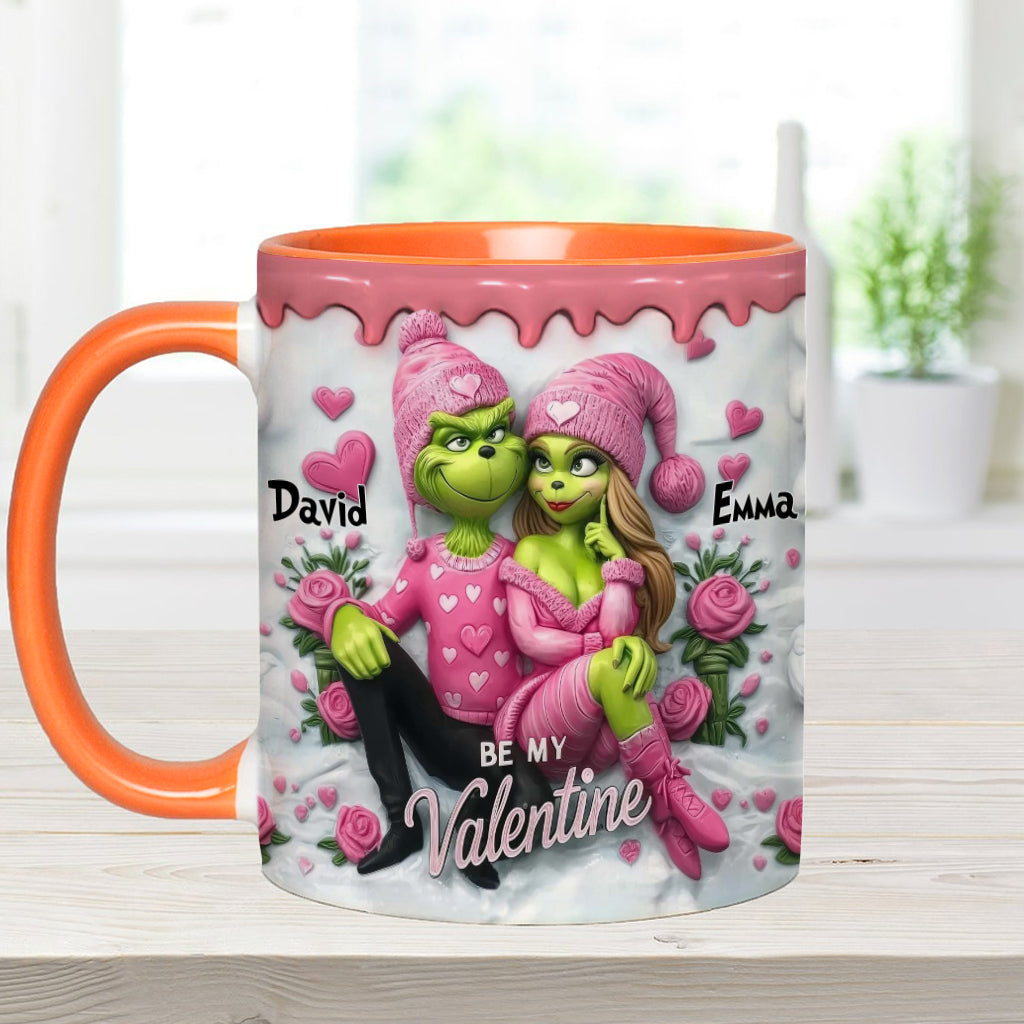 Sei mein Valentin - Personalisierte Stola-Weihnachtstasse