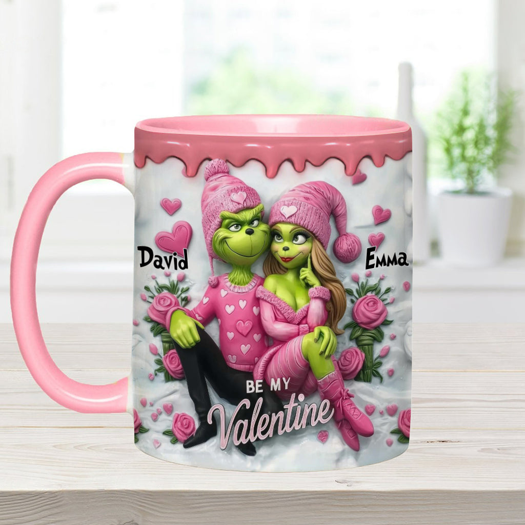 Sei mein Valentin - Personalisierte Stola-Weihnachtstasse
