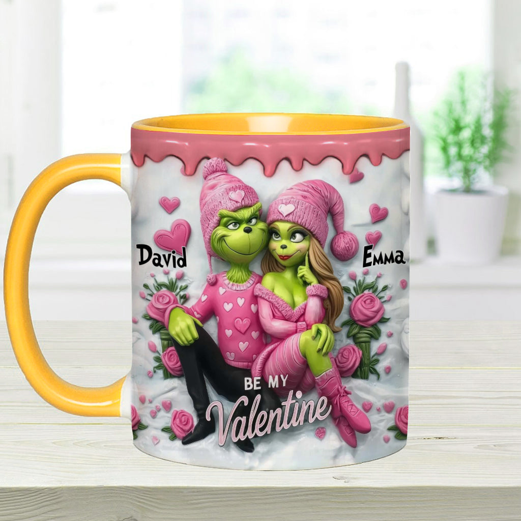 Sei mein Valentin - Personalisierte Stola-Weihnachtstasse