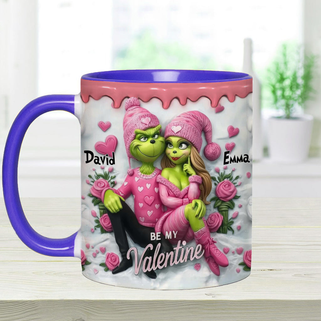 Sei mein Valentin - Personalisierte Stola-Weihnachtstasse