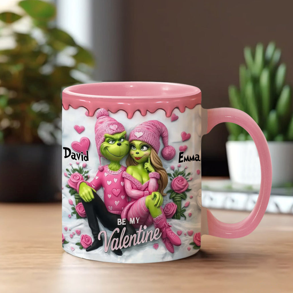 Sei mein Valentin - Personalisierte Stola-Weihnachtstasse