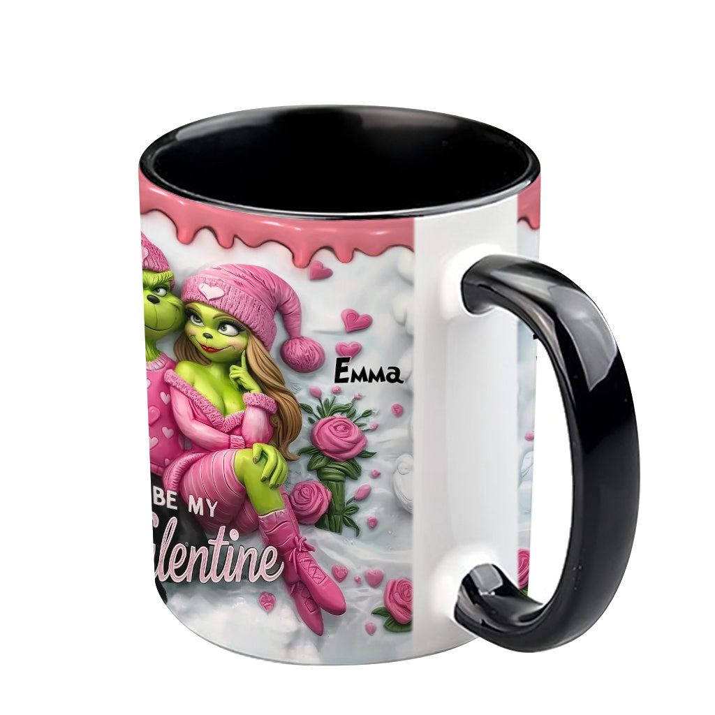 Sei mein Valentin - Personalisierte Stola-Weihnachtstasse