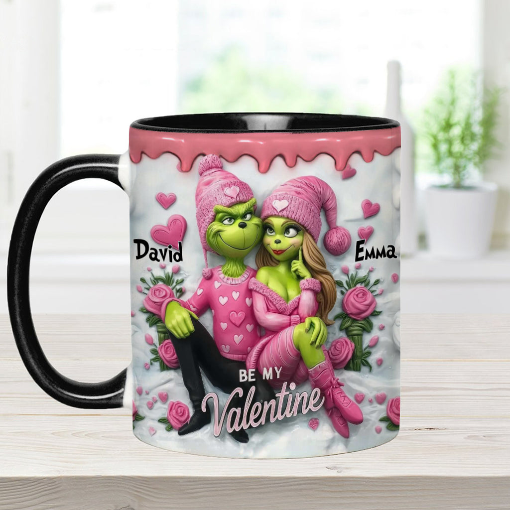 Sei mein Valentin - Personalisierte Stola-Weihnachtstasse