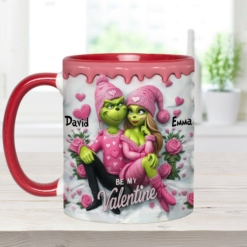 Sei mein Valentin - Personalisierte Stola-Weihnachtstasse