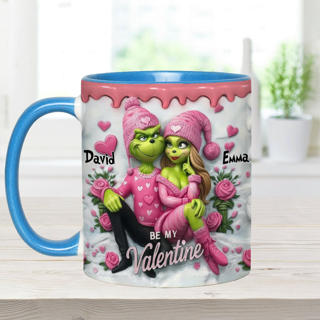 Sei mein Valentin - Personalisierte Stola-Weihnachtstasse