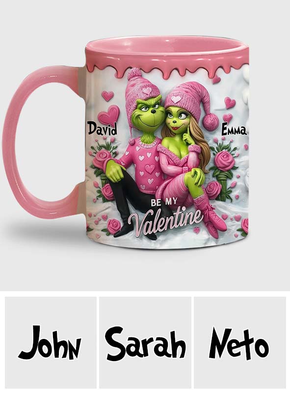 Sei mein Valentin - Personalisierte Stola-Weihnachtstasse