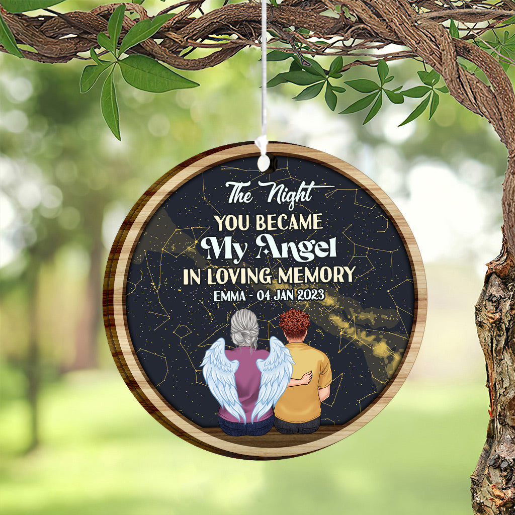 Wenn ich zu den Sternen schaue – Personalisiertes Gedenk-Windspiel