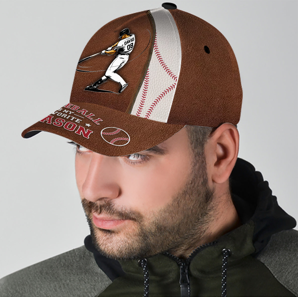 Baseball ist meine Lieblingssaison – Personalisierte Baseball-Klassiker-Kappe