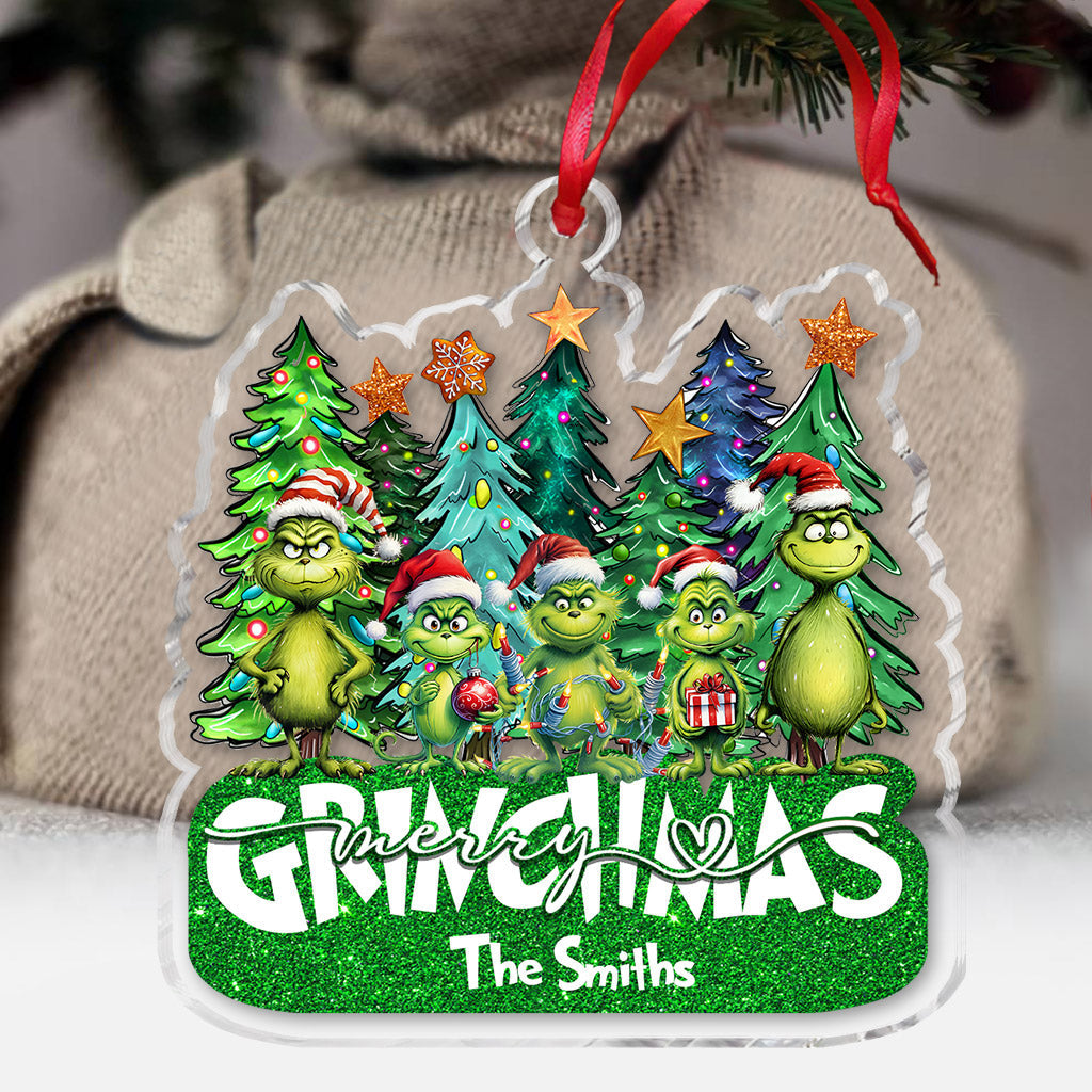 Fröhliche Grinchmas – Personalisierte Stola als Weihnachtsschmuck