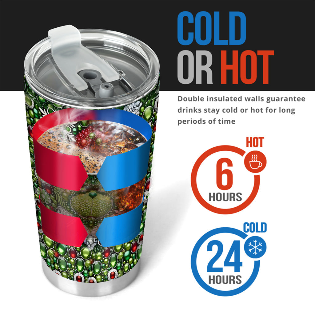 Fröhliche Grinchmas - Personalisierter Stola-Weihnachtsbecher