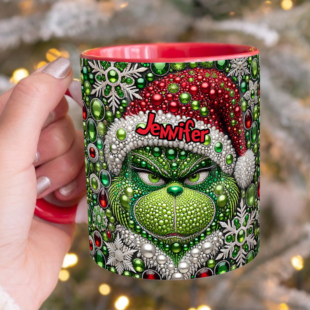Fröhliche Grinchmas - Personalisierter Stola-Weihnachtsbecher