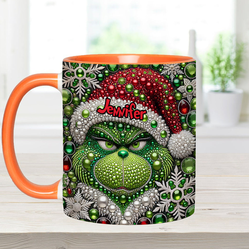 Fröhliche Grinchmas - Personalisierter Stola-Weihnachtsbecher