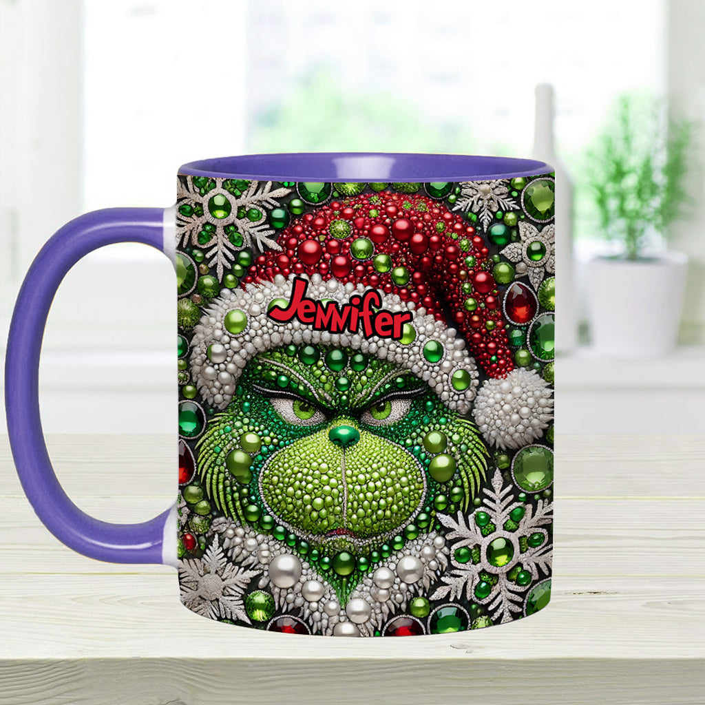 Fröhliche Grinchmas - Personalisierter Stola-Weihnachtsbecher