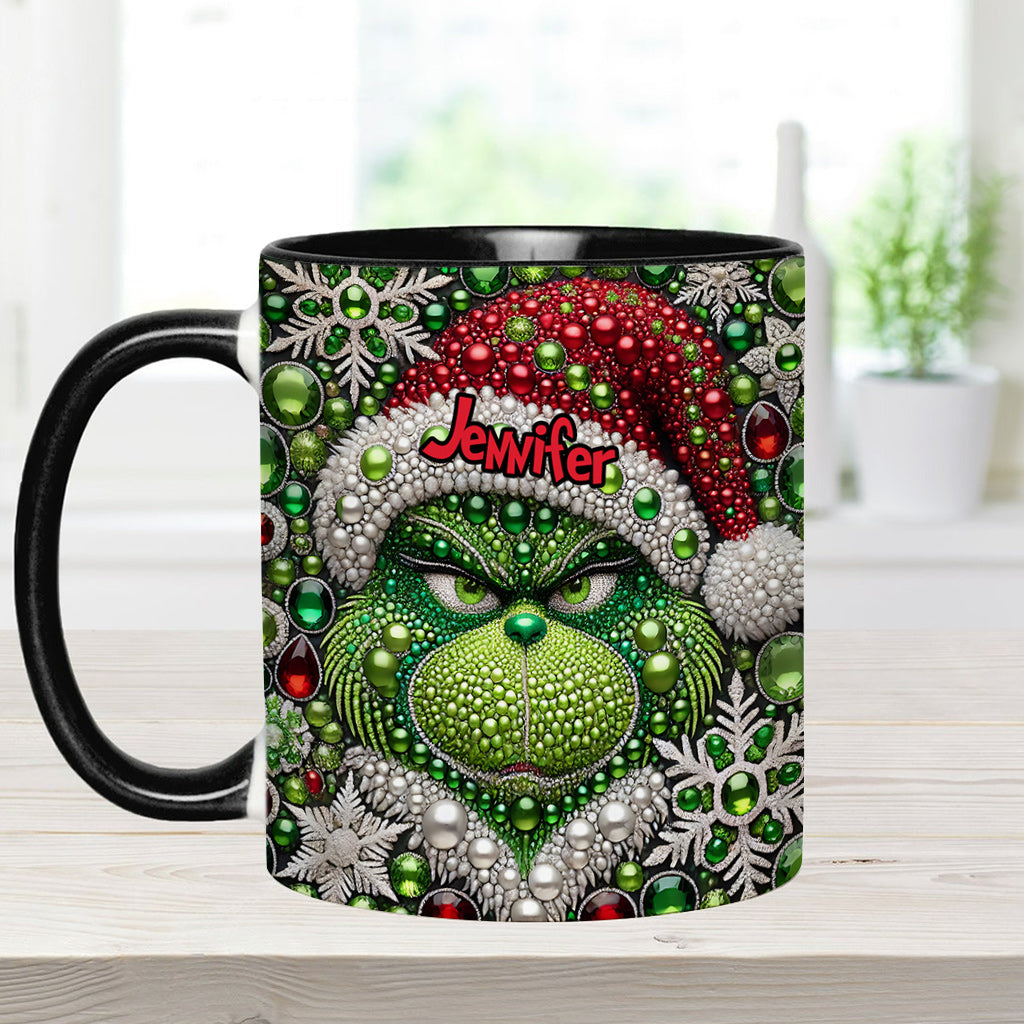 Fröhliche Grinchmas - Personalisierter Stola-Weihnachtsbecher