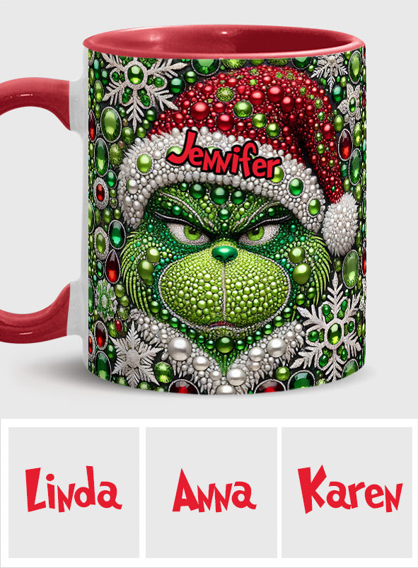 Fröhliche Grinchmas - Personalisierter Stola-Weihnachtsbecher