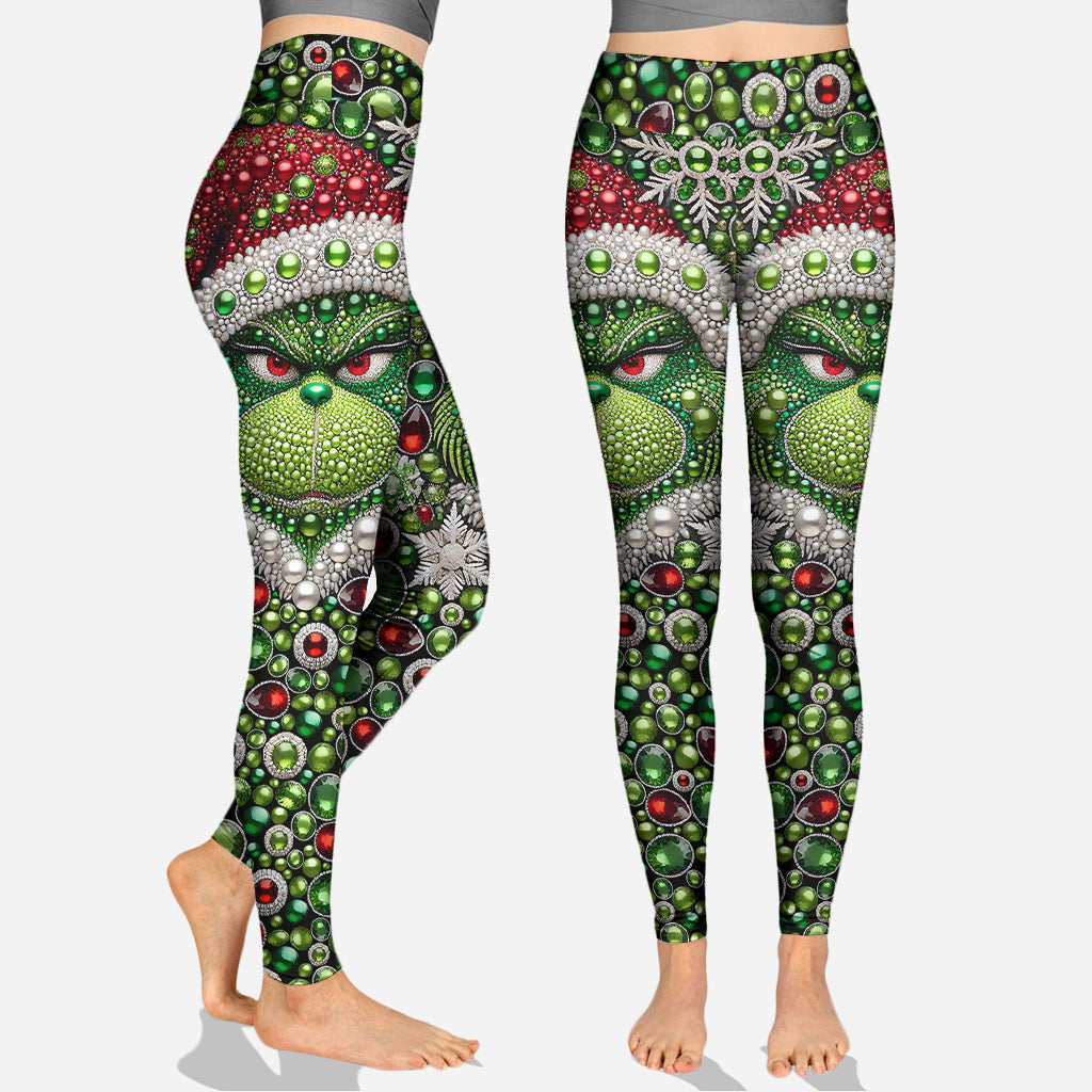 Merry Grinchmas - Personalized Stole Christmas Hoodie and Leggings