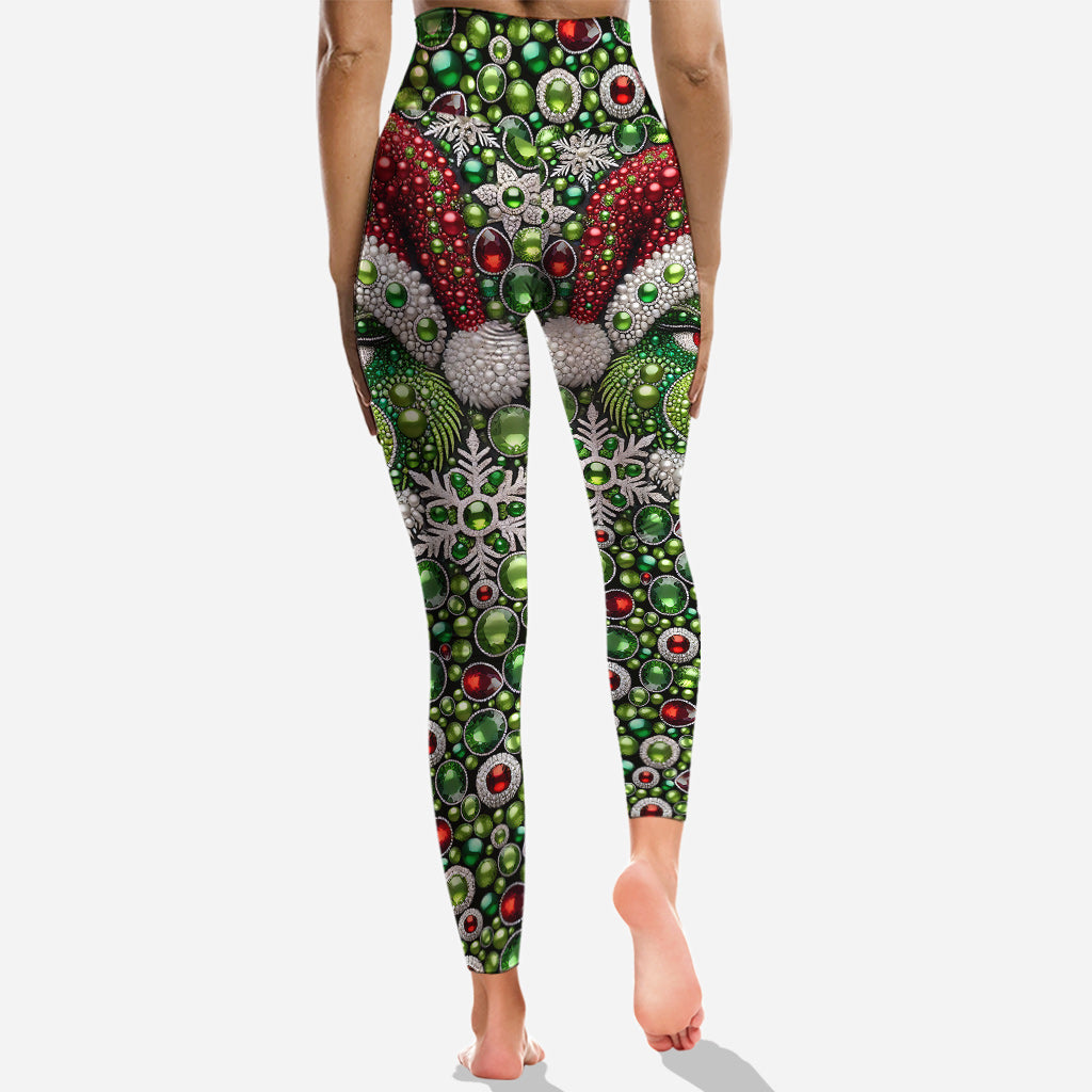 Merry Grinchmas - Personalized Stole Christmas Hoodie and Leggings