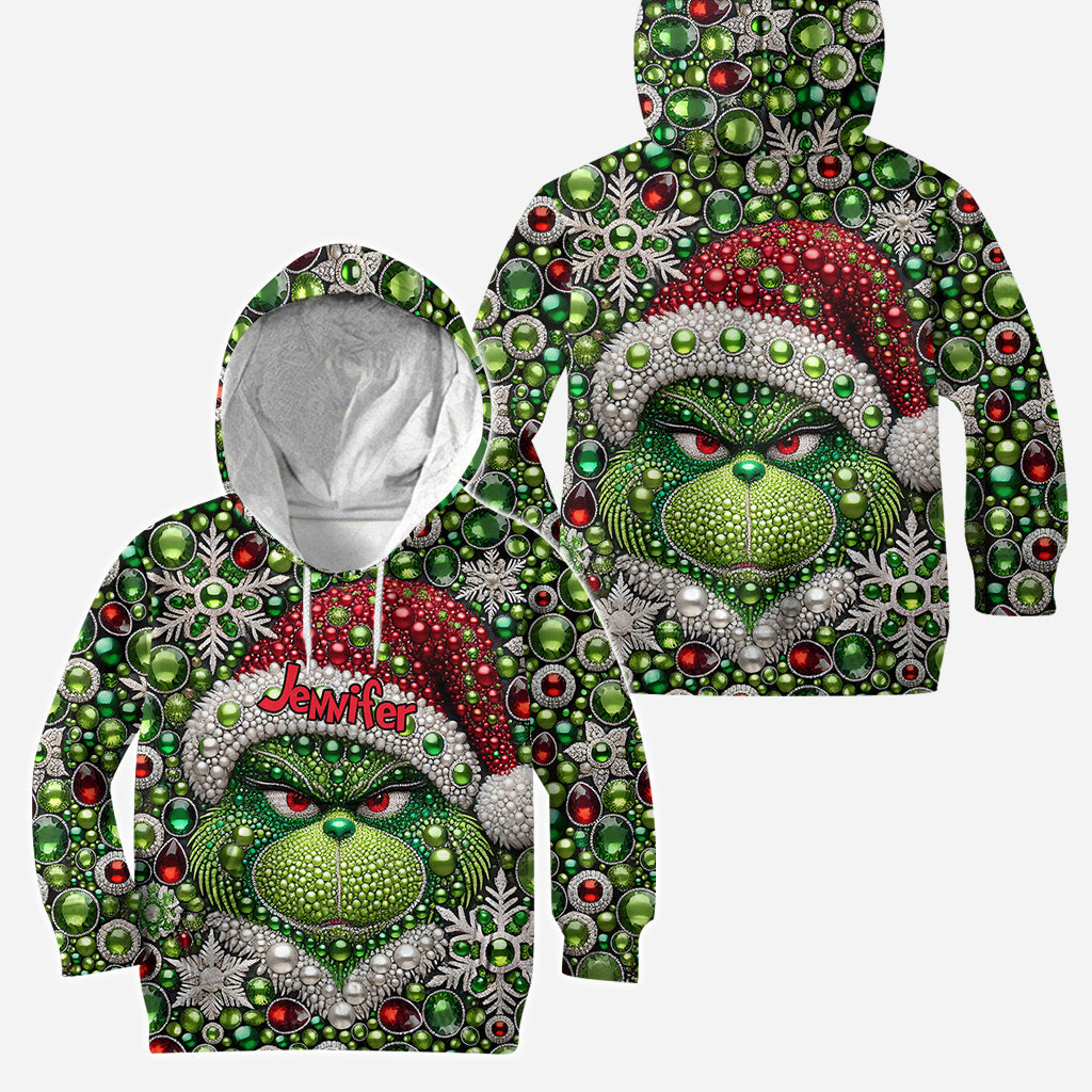 Merry Grinchmas - Personalized Stole Christmas Hoodie and Leggings