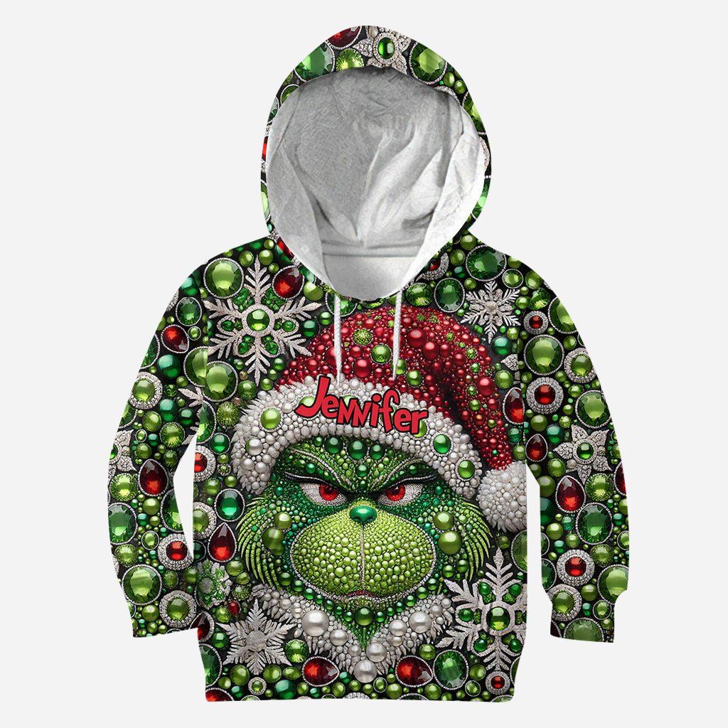 Merry Grinchmas - Personalized Stole Christmas Hoodie and Leggings
