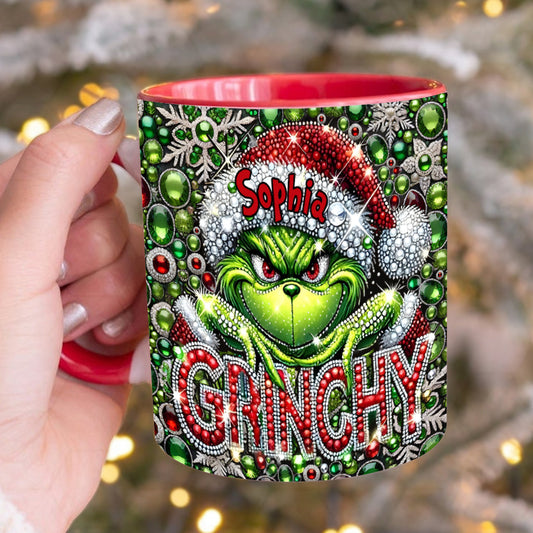 Fröhliche Grinchmas - Personalisierter Stola-Weihnachtsbecher