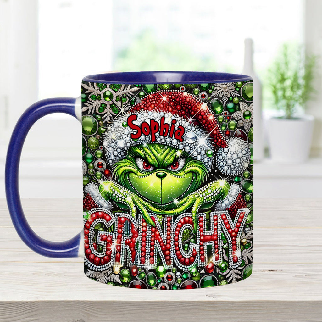 Merry Grinchmas - Personalized Stole Christmas Accent Mug