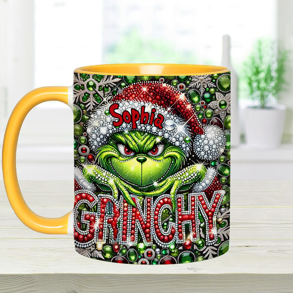 Merry Grinchmas - Personalized Stole Christmas Accent Mug
