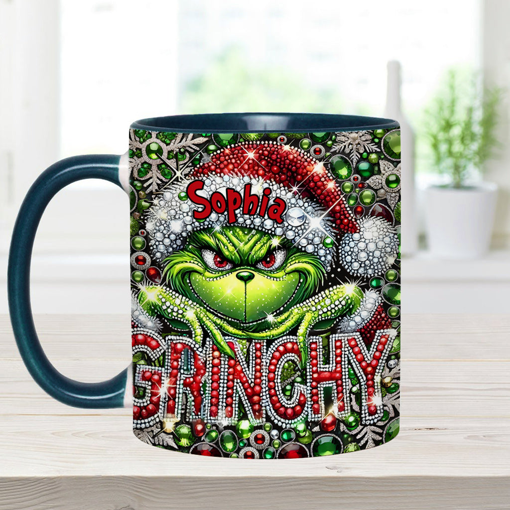 Merry Grinchmas - Personalized Stole Christmas Accent Mug