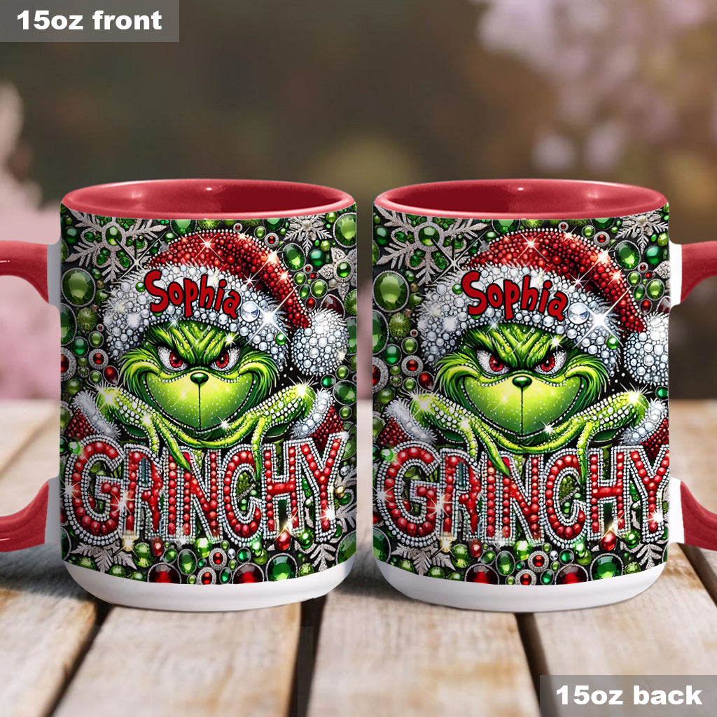 Merry Grinchmas - Personalized Stole Christmas Accent Mug