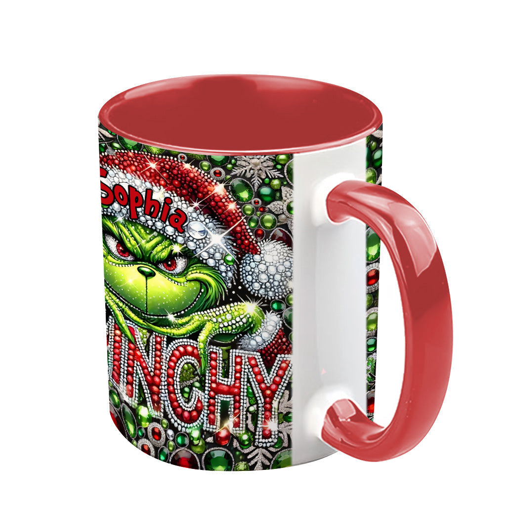 Merry Grinchmas - Personalized Stole Christmas Accent Mug