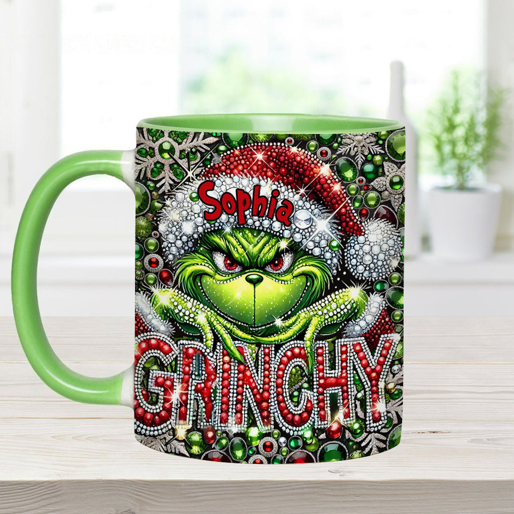 Merry Grinchmas - Personalized Stole Christmas Accent Mug