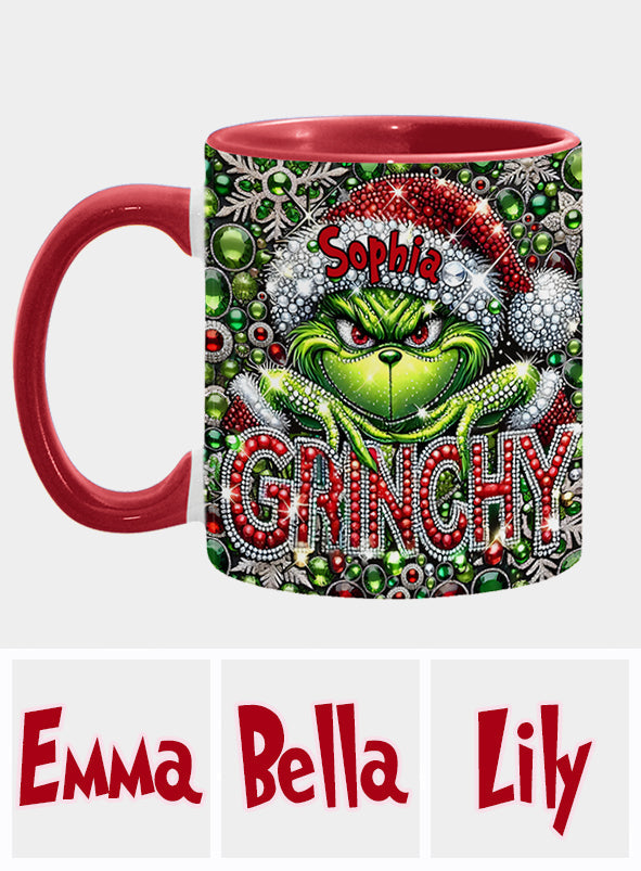 Merry Grinchmas - Personalized Stole Christmas Accent Mug