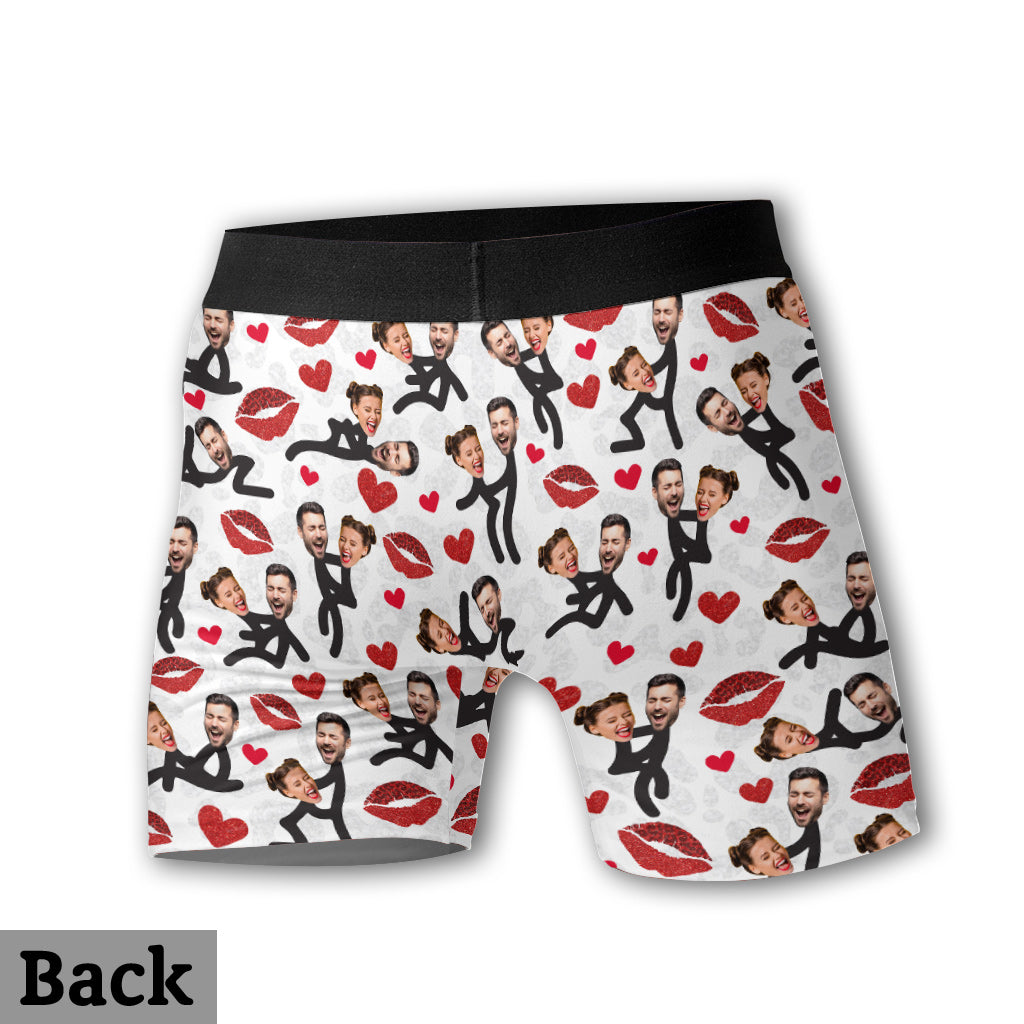 Meine Lieblingsbeschäftigung – personalisierte Boxershorts für Paare
