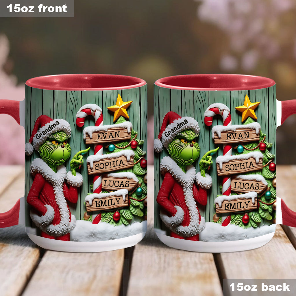 Frohe Weihnachten – Personalisierter Weihnachtsstola-Akzentbecher