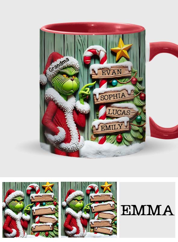 Frohe Weihnachten – Personalisierter Weihnachtsstola-Akzentbecher