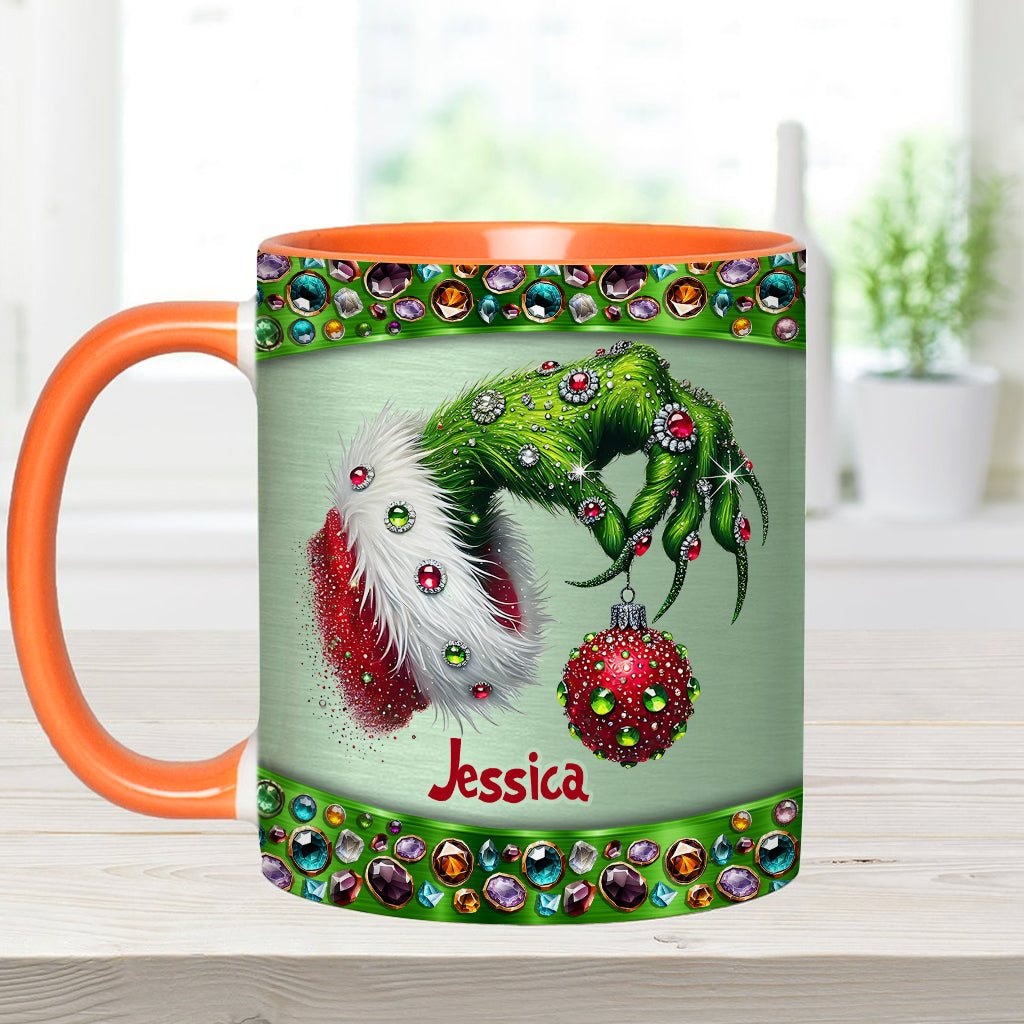 Merry Christmas - Personalized Stole Christmas Accent Mug